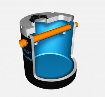Osadniki zawiesiny mineralnej z kanałem odciążającym OZM-K